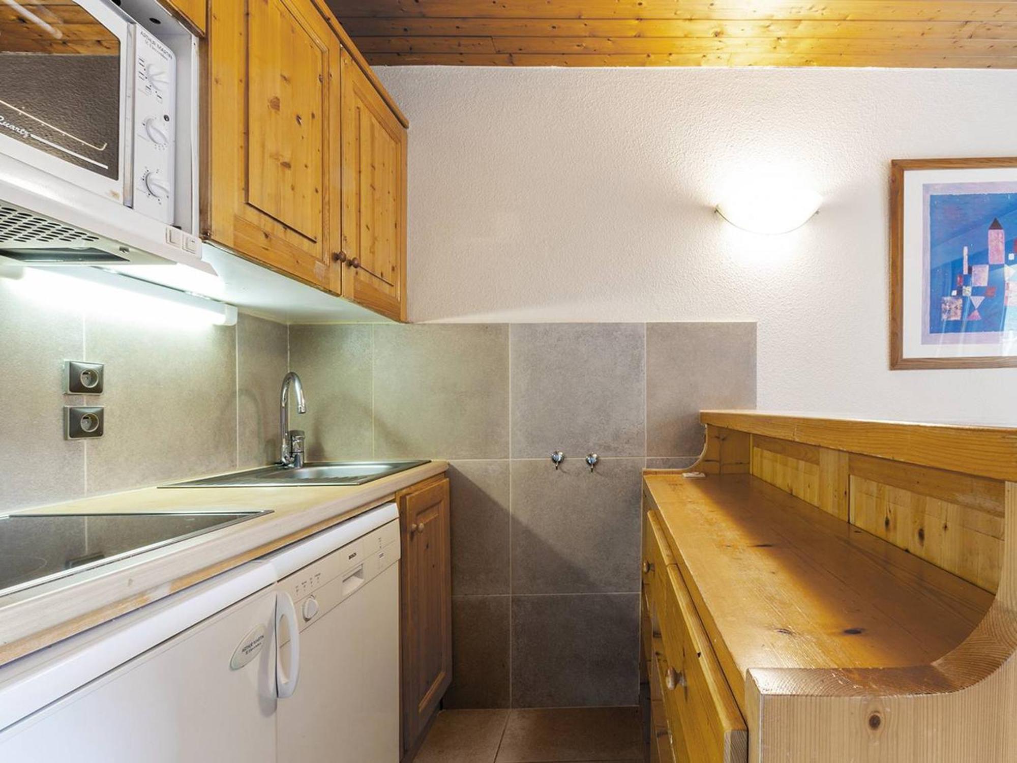 Charmant Appartement Avec Balcon, Wifi Et Ascenseur A Meribel - Fr-1-355-14 Luaran gambar