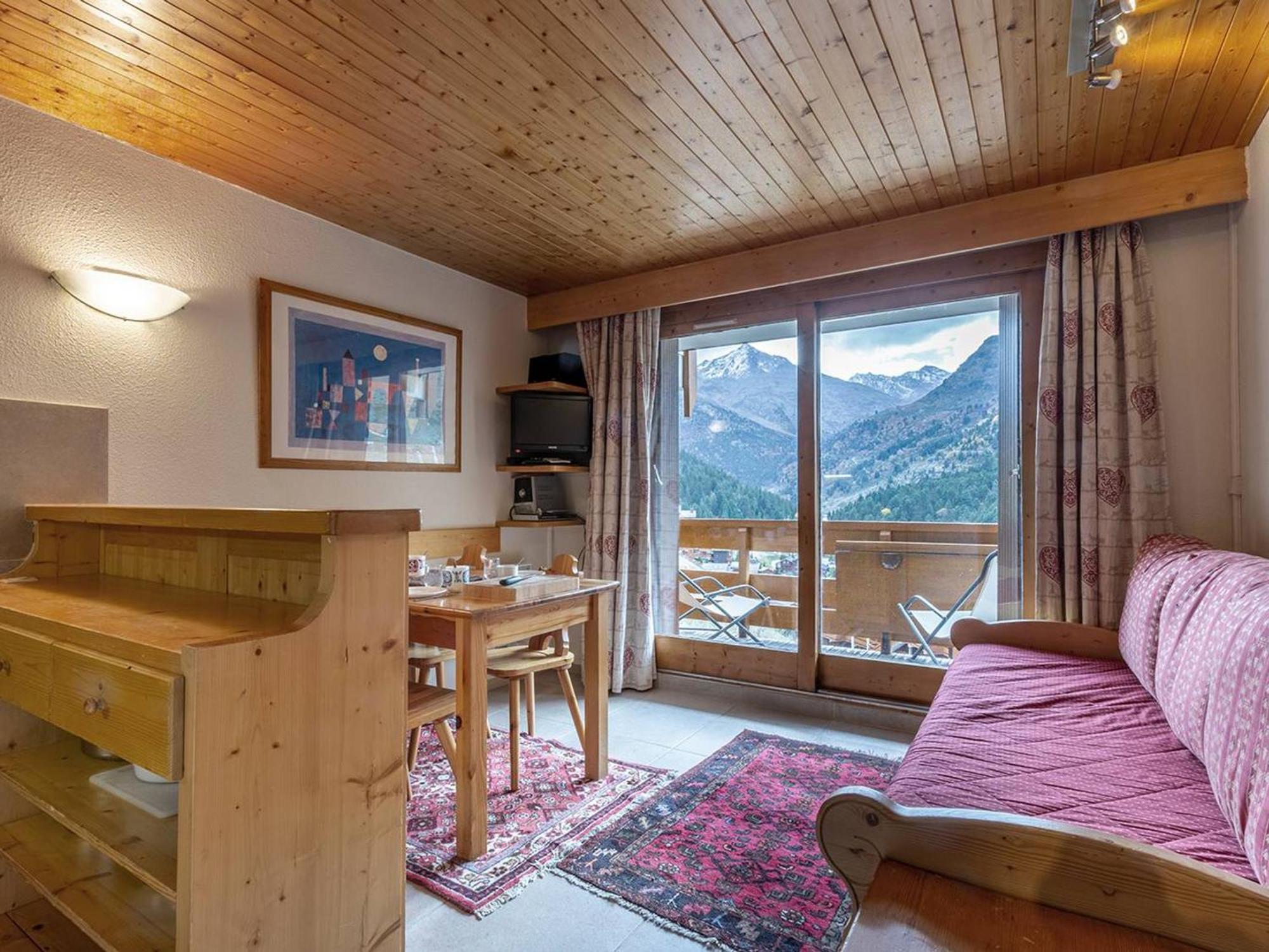 Charmant Appartement Avec Balcon, Wifi Et Ascenseur A Meribel - Fr-1-355-14 Luaran gambar